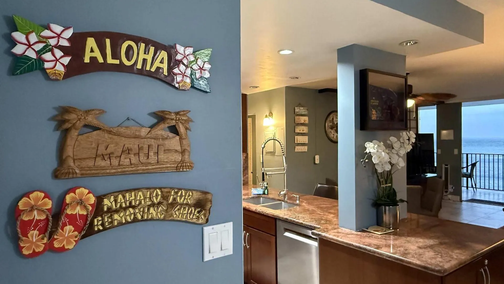 Oceanfront Escape, Molokai Views & Tropical Breezes Daire Kahana 0*,