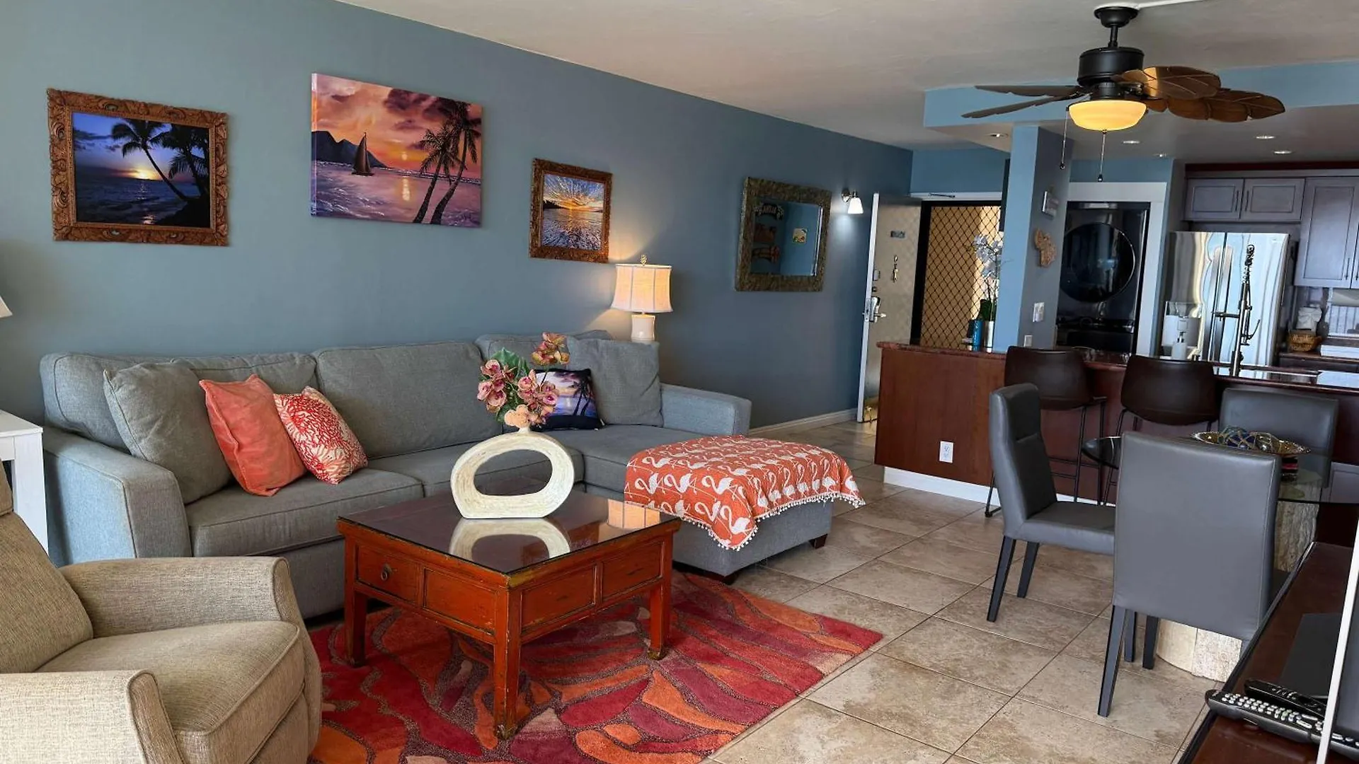 Oceanfront Escape, Molokai Views & Tropical Breezes Daire Kahana 0*,  ABD
